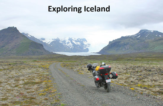 Iceland gravel road