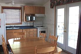 Classic Cottage kitchen, Golden Beach Resort, Rice Lake, Ontario.