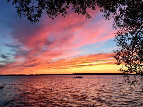 Golden Beach Resort on Rice Lake, Ontario.