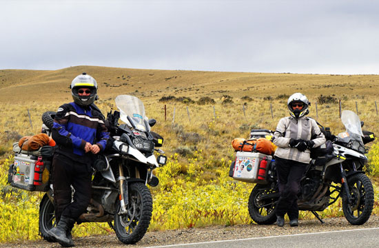 Isabelle and Terrence Porter with their bikes