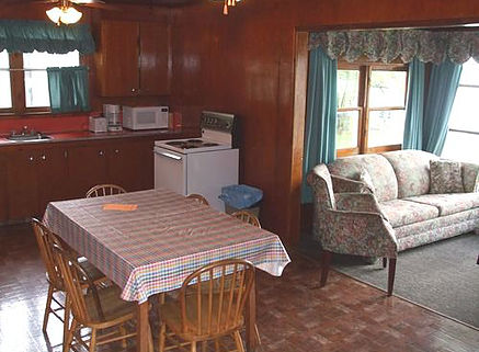 Traditional Cottage at Golden Beach Resort, Rice Lake, Ontario.