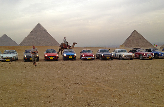 Ross Letten, MGs in Egypt.