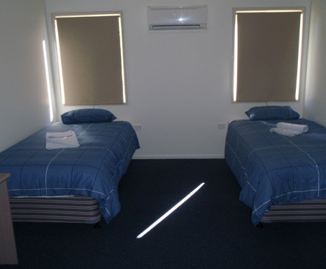 Typical dorm room at the Outlook, Boonah, Queensland.