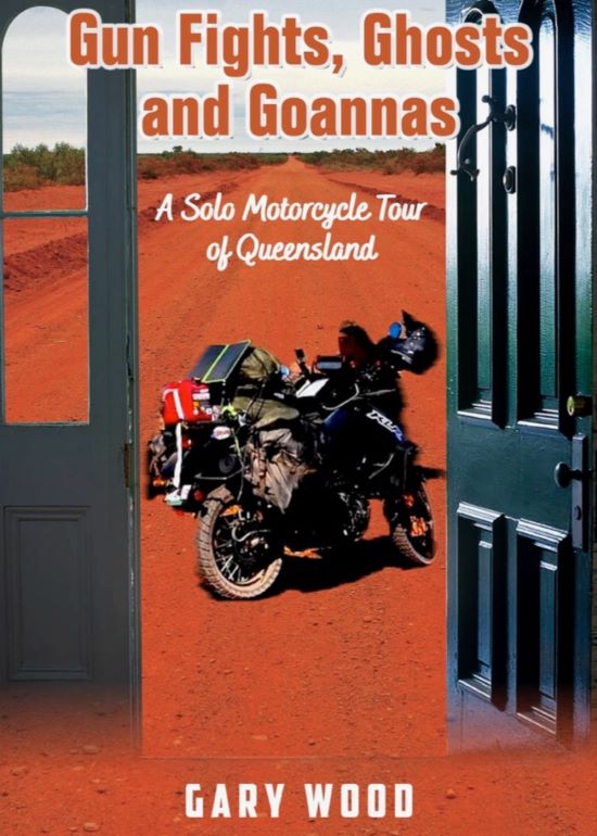 Gary Wood, book cover of Gun Fights, Ghosts, and Goannas.