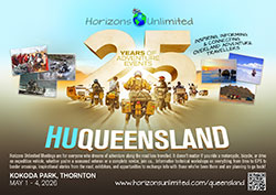 Horizons Unlimited postcard.