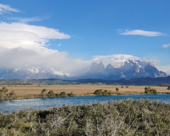 Lucian Crisan, Patagonia mountain vista and river.