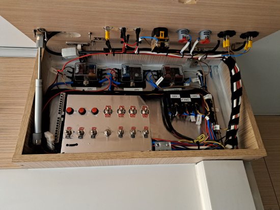 Vergu Cristian Florin, electrical board and wiring for control panel.