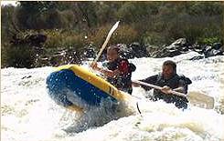 Rafting at Elgro River Lodge.