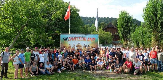 Group photo at HU Switzerland 2018.