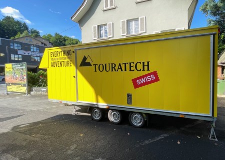 Touratech Swiss trailer.