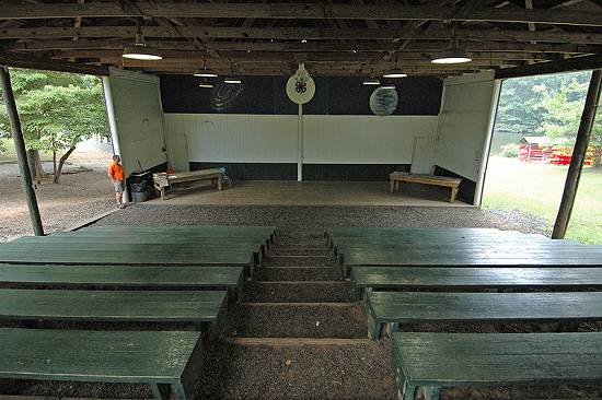 Large amphitheater that can seat ~150 adults and could be used for large group sessions.