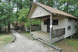 Cabins at 4-H Holiday Camp.