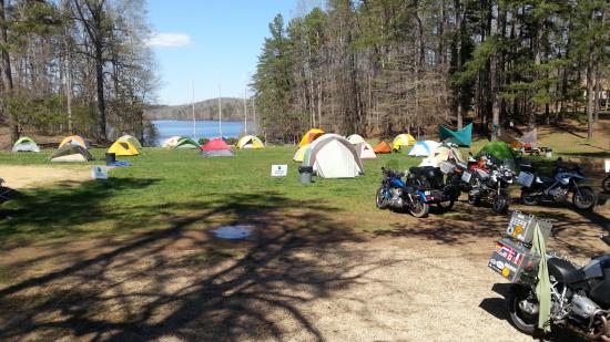 HU Virginia 2015 camping area.
