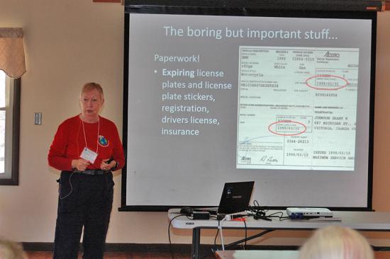 Susan Johnson presents '4 Easy Steps to Overland Adventure Travel' at HU Virginia 2015.