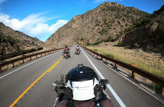 Chris Smith, Riding with friends, GoPro shot.