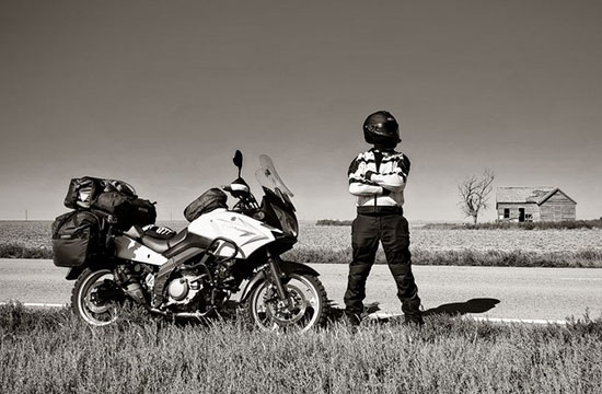 Chris Smith, Alabama plains and cabing with motorcyclist