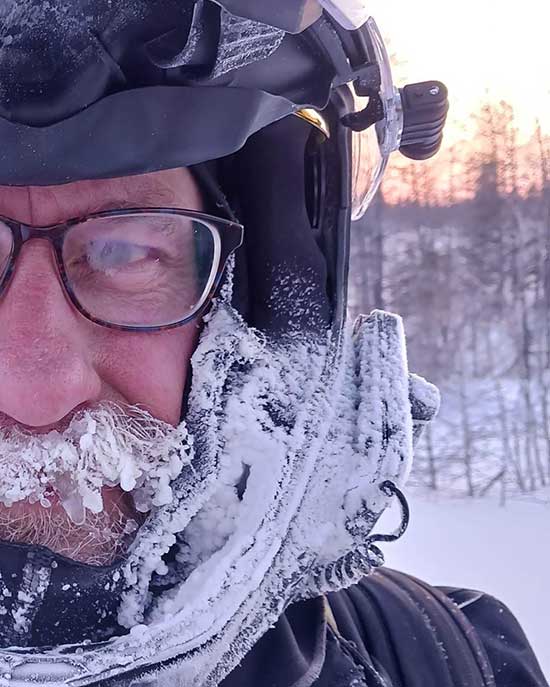Oliver Solaro, frozen close-up