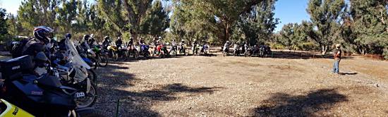 Rider training at HU Western Australia 2018.