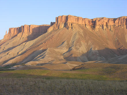 Morning desert scenery central Afghanistan