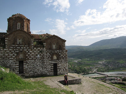 View from Berat Castle