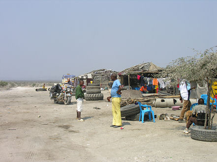 Rough rest stop near Benguela