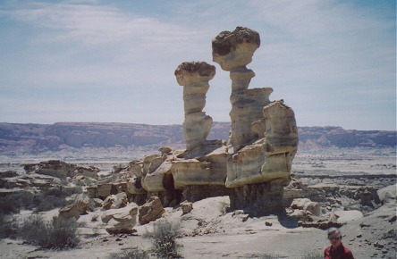 Unusual stone formations of the joint Ischigualasto and Talampaya State and National Parks