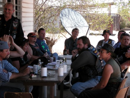 Lunch at the Sunday afternoon ride destination, Mingela Pub