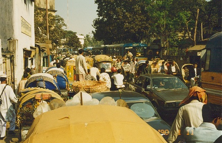 Busy street scene