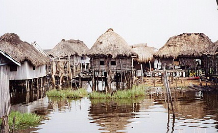 The stilt houses