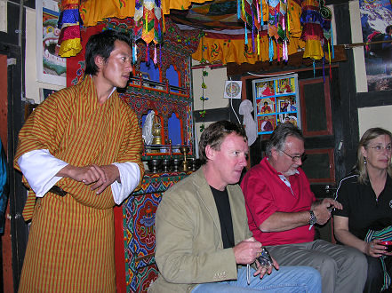 Lunch at our guide's house