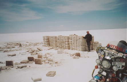 Salt blocks to build with or crush as rock salt