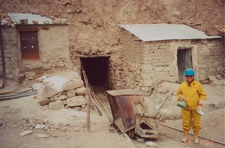 Kitted up to go mining for silver, coca leaf and dynamite, as gifts for the miners