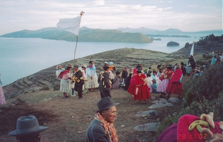 The Inca Harvest Festival on the Isla Del Sol in Lake Titicaca