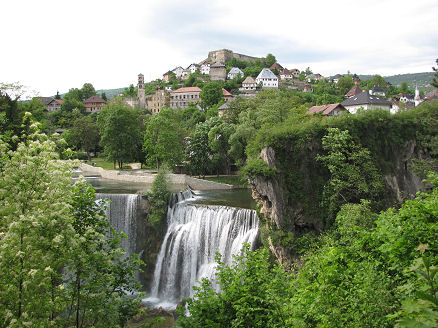 Waterfall town of Jajce