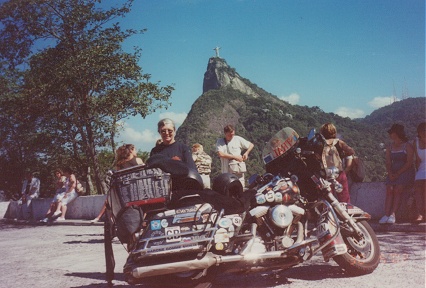 30 metre high statue, Cristo Redentor, Rio's famous landmark