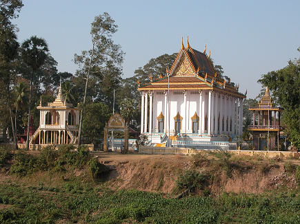 One of the many temple Wat's that dot Cambodia 