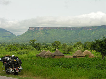 Green hills of the wet season