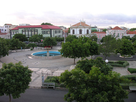 Our hotel overlooked the main square of Plato