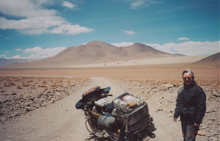 The Atacama Desert, nothing grows for miles and miles but beautiful scenery
