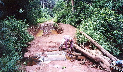 Moving stones to make the crossing possible