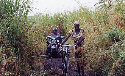 Side track around a large mud hole, used by everyone