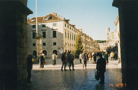 Walking the streets of old Dubrovnik