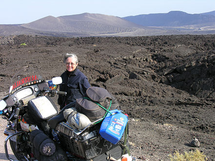 Volcanic landscape of Djibouti's Rift Valley