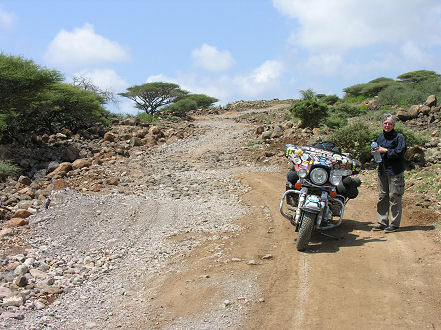 The road Obock to Tadjoura