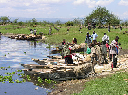 Repairing fishing nets