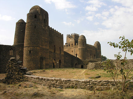 Fasilidas's Castle from the 17th Century in Gonder