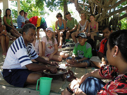 Kava ceremony, mild local alcoholic stimulant