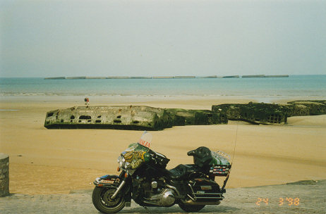 Remains of the largest military operation in history, D-Day landing