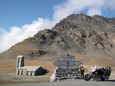 The pass at Col de l'Iseran