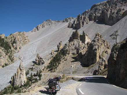 Along the Route de Grandes Alpes